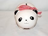新しいPanda Bear With Bow貯金箱コインお金ホルダーAdorable