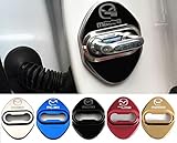 4枚セット ５色選択可 マツダ MAZDA ストライカー カバー ドアロック カバー 鏡面ステ...