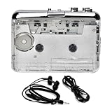Chaksy 1 カセットを MP3/CD Type-C ウォークマン オーディオ ミュージック プレーヤー カセット レコーダー 透明にセットします