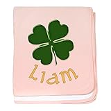 CafePress – Liam Irish baby blanket – スーパーソフトベビー毛布、新生児おくるみ ピンク 603268011-0-173-0