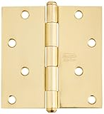 National Mfg.N195693Residential Solid Brass Hinge-4" SB DOOR HINGE (並行輸入品)