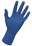 SAS Safety 6603-20 Thickster Powder-Free Exam Grade Disposable Latex 14 Mil Gloves, Large, 50 Gloves