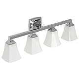 Moen yb5164 Voss 31 " wide 4ライトリバーシブル浴室洗面化粧台ライト器具、 7.24 x 9.61 x 32.76 inches YB5164CH 1