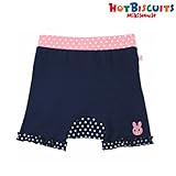 ミキハウス ホットビスケッツ(MIKIHOUSE HOT BISCUITS) ドットフリル ベビーショートパンツ 72-3102-780 90cm 紺