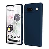 【Majiyana】に適合する Google Pixel 7A ケース シリコン スリム 用の ピクセル 7a カバー 超薄型 衝撃吸収 軽量 米軍MIL規格 ワイヤレス充電 指紋防止 ストラップホール付き （ブラック）