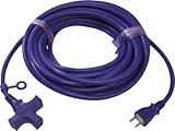 [N-3265820]ＴＲＵＳＣＯ　３個口ソフトタイプ延長コード　バイオレット TKC15103PSVI