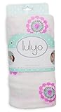 lulujo Bamboo Rayon Muslin Swaddling Blanket - Lilac Medallion by lulujo [並行輸入品]