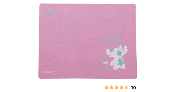 Amazon Mizuno ミズノ スイムタオル ディズニー リロ スティッチ 18春夏モデル 高吸水 セームタオル N2jy 蛍光ピンク 34 44cm Mizuno ミズノ スポーツタオル