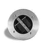 省エネ 埋め込み式 ソーラー LED スポットライト 防水対応 ガーデンライト 玄関先 屋外照明 太陽光充電 遊歩道