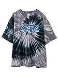 X-girl(エックスガール)TIE-DYE BIG S/S TEE ブラック 1