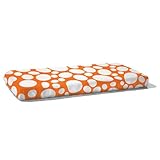 Nook Organic Fitted Crib Sheet, Poppy Orange by ABAC0