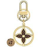 [LOUIS VUITTON(ルイヴィトン)] M00816 ポルト クレ・LV トレジャード キーリング キーホルダー バッグ チャーム ゴールド 純正 化粧箱 ショップバッグ 付き おまけ付き