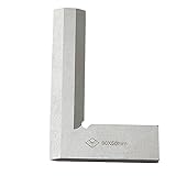 uxcell　直角定規　完全スコヤ　L形ルーラー　90度　80mm x 50mmスケール　1個直角定規 1個ホルダーケース