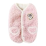 Jimjis 犬服 秋冬 サンゴベルベット 犬の冬服 暖かい ペット服 厚い ドッグウェア パーカー 小中型犬 防寒 着脱簡単 抜け毛防止 ペット用品 ペット衣類 小型犬 中型犬洋服 猫服