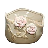 ミニセラミック多肉植物ポットモダンサボテン植物ポット[11.5 * 8.5cm]