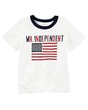 カーターズ Carter's tシャツ Mr. Independent Fourth Of July Ringer Tee 6M (61-67cm) [並行輸入品]