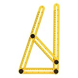 YideaHome 自由スコヤ　四角定規　マルチ 折り畳みスコヤ　折尺 多機能 DIYツール　アングル測定物差し角度定規　測定定規　大工道具