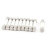 uxcell　セラミックヒューズ　メタル製ヒューズ　5x25mm　250V　7A　10本入
