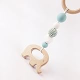 【木育】噛むことが好きな ペンダント 動物型　象