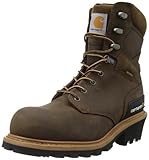 Carharttメンズ8 " Waterproof Composite ToeレザーLogger Boot cml8369 カラー: ブラウン