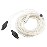 Youkamoo交換用オーディオアップグレードケーブル 互換性 Compatible for Sennheiser HD650 HD600 HD580 HD660S HD660S2 HD58X Massdrop HD6XX 銀メッキ銅ケーブル 3.5mm, 1.5m / 150cm