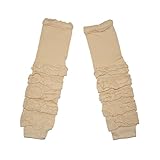 TopTie　ベビーレッグウォーマー、キッズ女の子レッグウォーマー、フリルスタイル（価格/ペア） - べジュー01