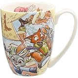 QIDUHUQI ニック＆ジュディ マグカップ【東京ディズニーリゾート限定】 ズートピア 狐 バッチ ディズニー グッズ お土産