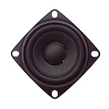 GAOHOU 正方形スピーカー拡声器マグネットスピーカー磁気タイプ内部磁石磁気スピーカーBluetoothホーン用2本52mm 4オーム5W