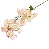 POTOJP 造花 手作り 造花 桜 ブーケ 枯れないお花 本物みたい 工芸 高級 贈り 壁掛け 結婚式 誕生会 二次会 お祝い 花束プレゼント インテリア 华道 (ピンク)