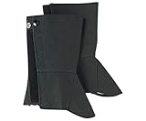 おたふく手袋 脚絆 [綿100% 帆布 足カバー ホック式 マジック式] #444 ブラック フリー