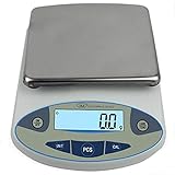 CGOLDENWALL　20kg、0.1g分析精密電子天秤　LCD表示皿はかりデジタルスケール　風袋引き機能、カウンティング機能、自動校正、故障表示など付き計量器　日本語版取扱説明書付き電子　研究室、