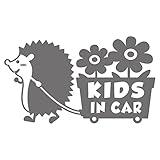 imoninn KIDS in car ステッカー　【シンプル版】　No.62　花屋のハリさん　（シルバーメタリック）