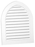 Duraflo 626110-00 22-Inch Cathedral Decorative Gable Vent White [並行輸入品]