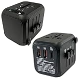 カシムラ 海外用マルチ変換プラグ コンセントA/C/O/BF対応 ⇒ 電源プラグ変換(A/BF/C/O/O2/SE)1口 / USB-A 2口 / USB-C 1口 PD30W 自動識別 100ヶ国以上対応 NTI-509