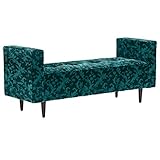 arne ベンチ ベンチソファー ソファ 肘付き 幅140 奥行き48 座面高40 日本製 背もたれなし Baggy DA 2×5 モケット ミカエル柄 ブルーグリーン