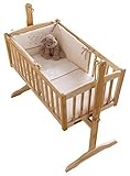 Clair de Lune Stardust Cradle Quilt and Bumper Set (Cream) by Clair de Lune