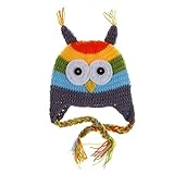 ROSENICE 新生児　赤ちゃん　オウム スタイル 手作り　かぎ針編みニット帽子　写真プロップ