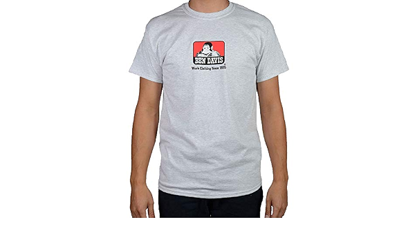 Amazon Ben Davis ベンディビス 半袖tシャツ Classic Logo Tee ヘザーグレー 並行輸入品 Tシャツ カットソー 通販