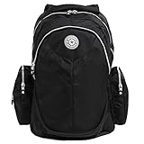 バックパック マザーズバッグ 大容量 軽量 防水 アウトドア 旅行 ハイクオリティー (ブラック)