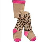 カーターズ（Carter's)ベージュチーター柄デザイン女の子防寒タイツ 2-4years 2-4歳用　95cm-110cm 出産祝いギフトプレゼント,秋冬お出かけ用ベビー服[並行輸入品]