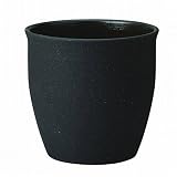 アドミナ 植木鉢 穴あき 40cm ブラック【スピカ S-4】 陶器 信楽焼き おしゃれ