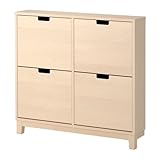 IKEA(イケア) ST?LL バーチ 10178173 靴収納用キャビネット 4コンパートメント、バーチ