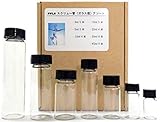 2754 PPLS 実験用 スクリュー管 ガラス瓶 アソート 容量:3ml-45ml