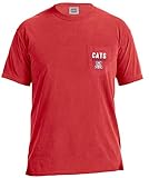 NCAAアリゾナワイルドキャッツ野球フレーム半袖快適カラーポケットTシャツ、スモール、レッド