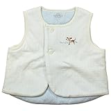 《秋冬春対応》(日本製) Pample Mousse(パンプルムース) シルキーコット接結ドビー胴着 50cm~70cm/IV NO.DP-73515