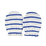 (チャックルベビー) chuckle BABY ボンシュシュ ボーダー ミトン ブルー サイズなし P9415-00-31