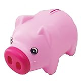@ marketクリエイティブかわいいLittle Piggyプラスチックコイン銀行子供の貯金箱ピンク