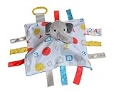 BabyジャックブランケットBabyジャック毛布ABC Sensory教育ElephantタグBlanket
