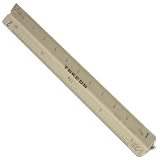 タケダ　プロ用ミニ三角スケール 白10cm オールアルミ製 【27-0740】