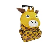 子供 アニマル キャリーバック コロコロ トローリー キッズ ジュニア おでかけ 遠足 人気 おしゃれ 動物 (キリン)